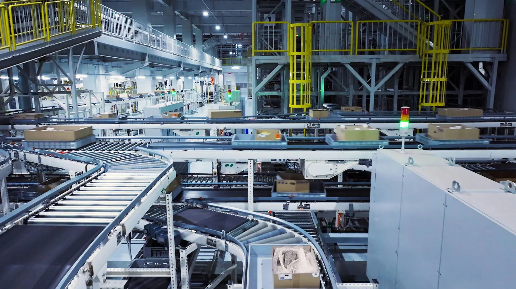 Factory floor filled with machines and production equipment